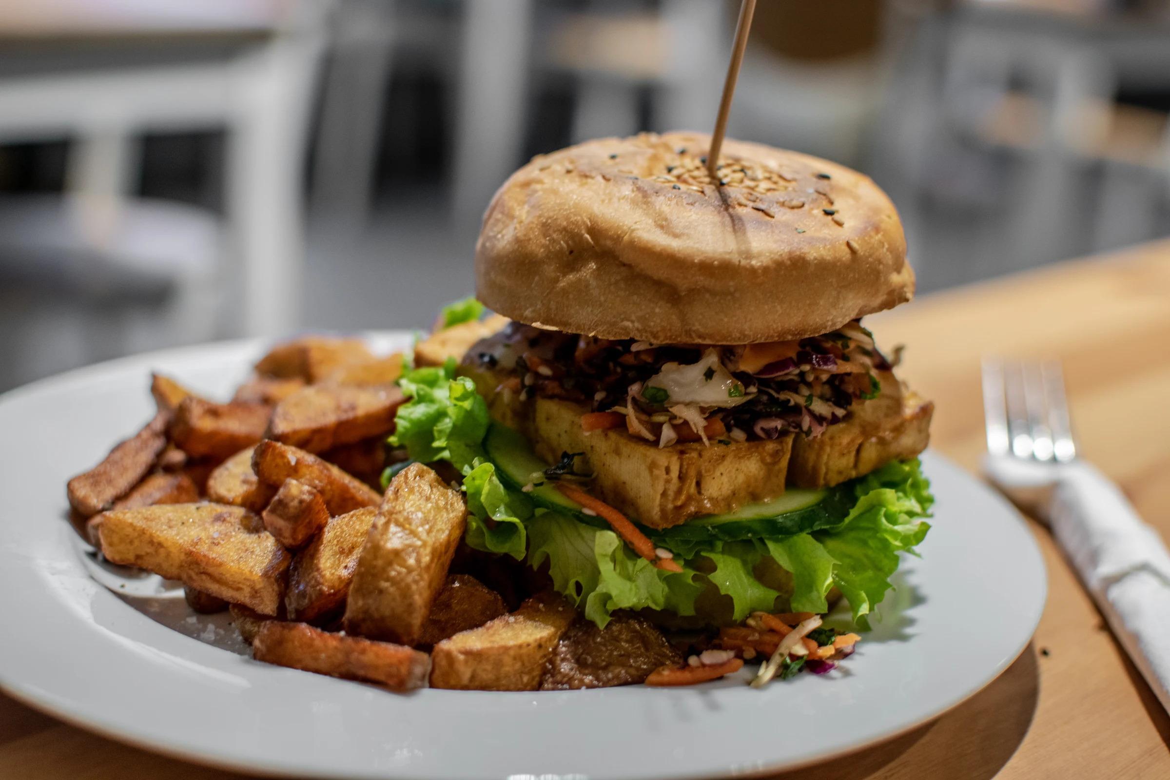 The burger